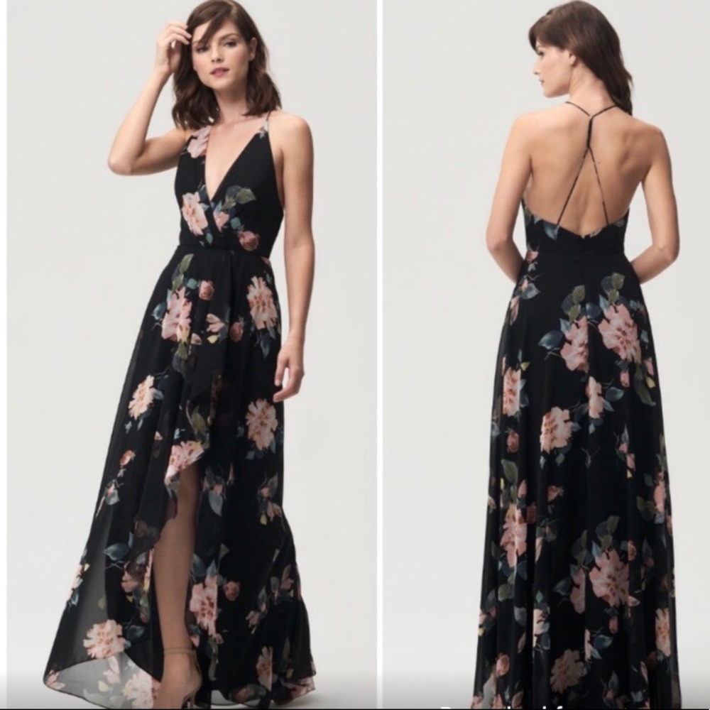 NWT Jenny Yoo Farrah Ohana print dress sz 10
